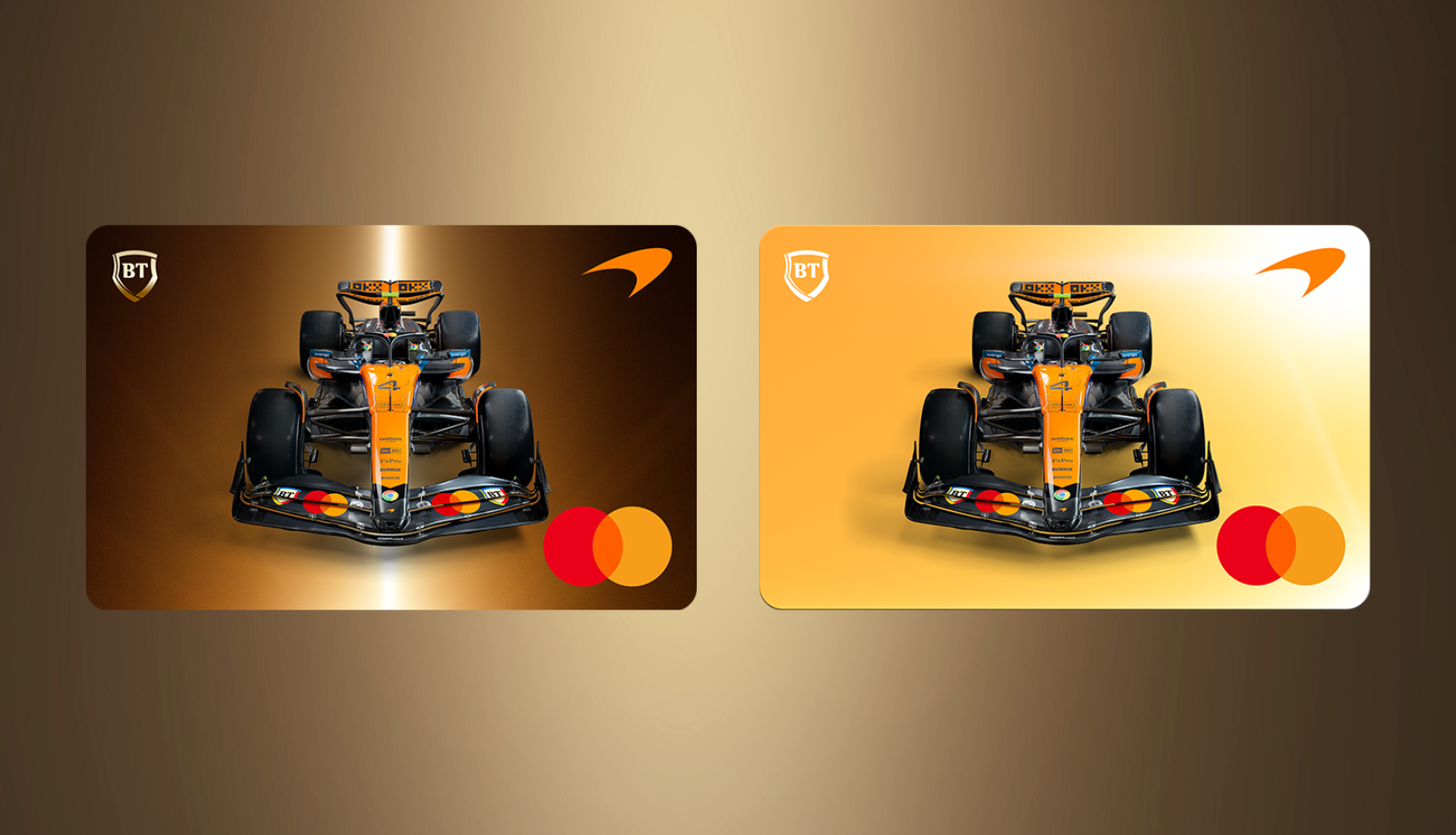 Le prime carte al mondo in collaborazione con il team McLaren di Formula 1 Le prime carte al mondo in collaborazione con il team McLaren di Formula 1